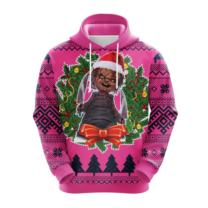 Chucky Doll Christmas Cute Noel Mc Ugly Hoodie Amazing Gift Idea Thanksgiving Gift Nearkii