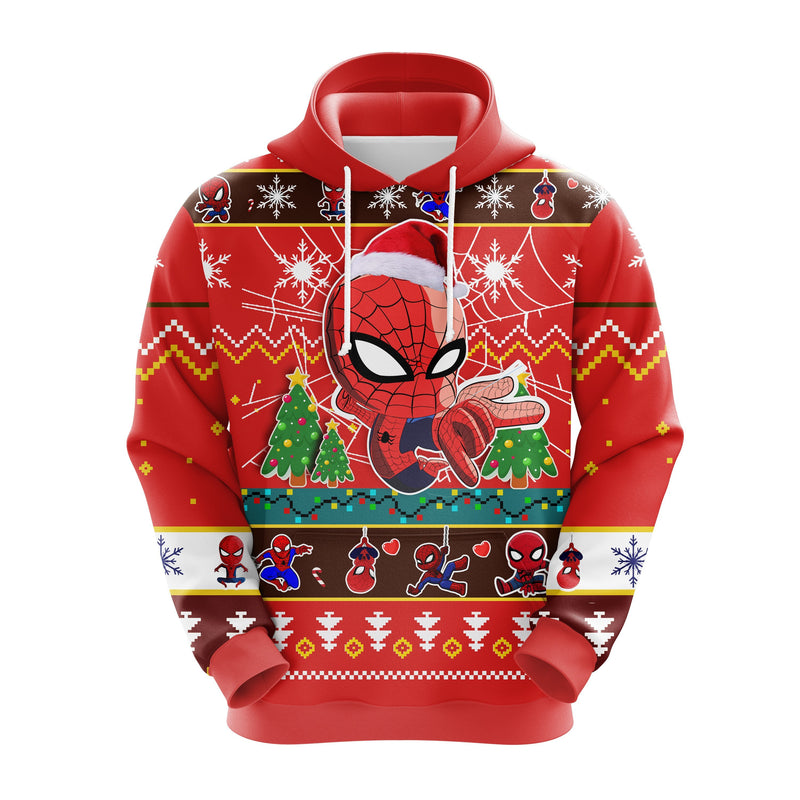 Spiderman Christmas Cute Noel Mc Ugly Hoodie Amazing Gift Idea Thanksgiving Gift Nearkii