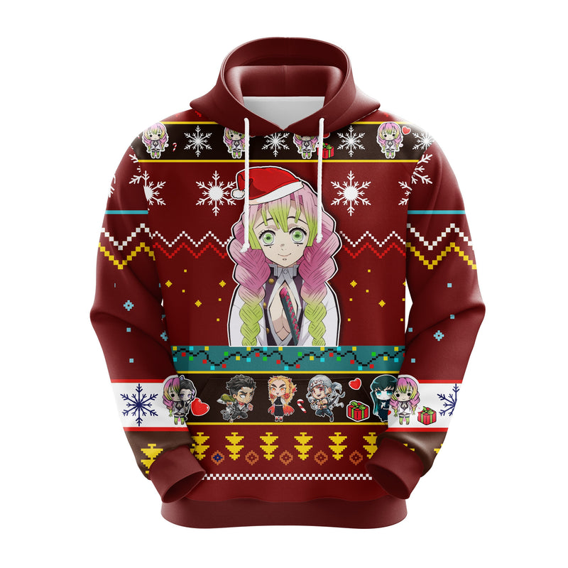 Mitsuri Kanroji Christmas Cute Noel Mc Ugly Hoodie Amazing Gift Idea Thanksgiving Gift Nearkii