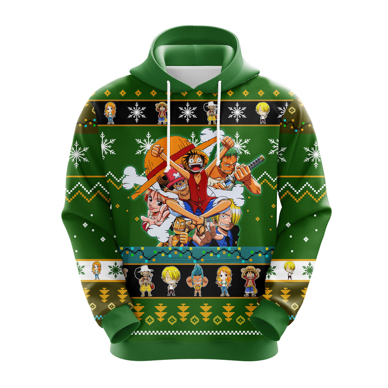 One Piece Christmas Cute Noel Mc Ugly Hoodie Amazing Gift Idea Thanksgiving Gift Nearkii