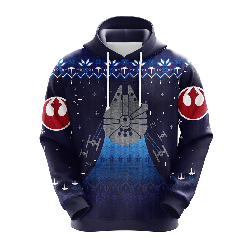 Star Wars Blue Navi Winter Christmas Cute Noel Mc Ugly Hoodie Amazing Gift Idea Thanksgiving Gift Nearkii