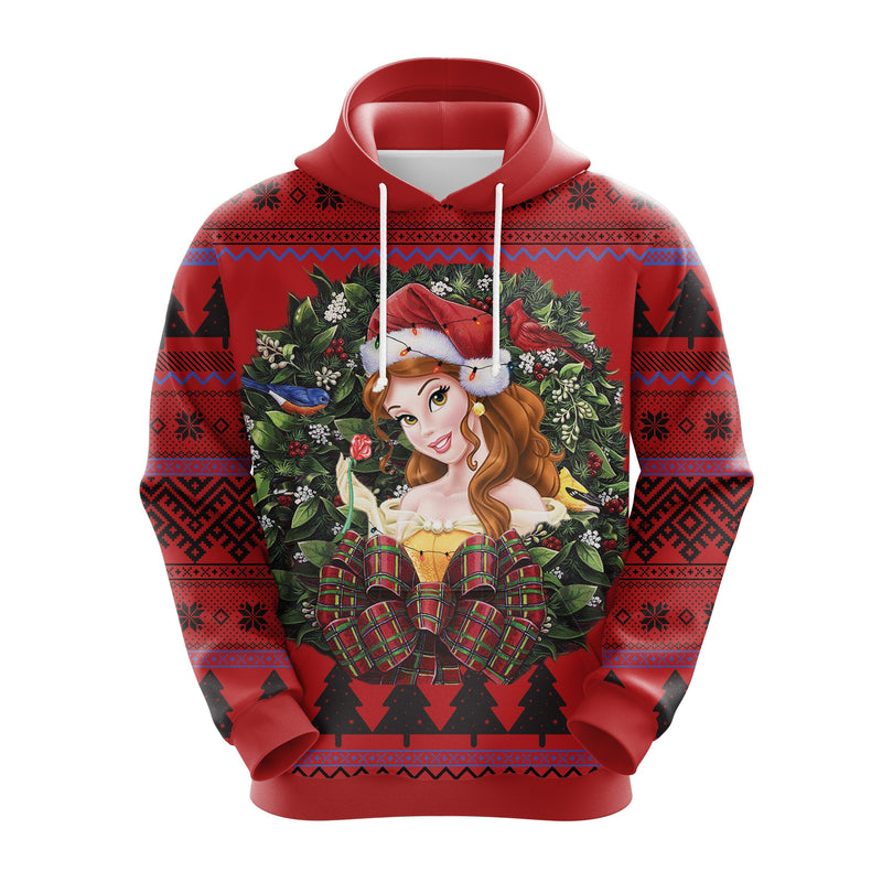 Bell Beauty And The Beast Princess Noel Christmas Cute Noel Mc Ugly Hoodie Amazing Gift Idea Thanksgiving Gift Nearkii