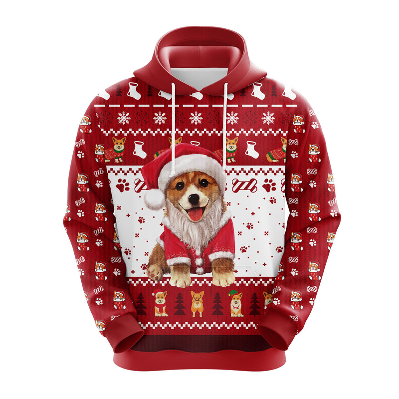 Corgi Christmas Cute Noel Mc Ugly Hoodie Amazing Gift Idea Thanksgiving Gift Nearkii