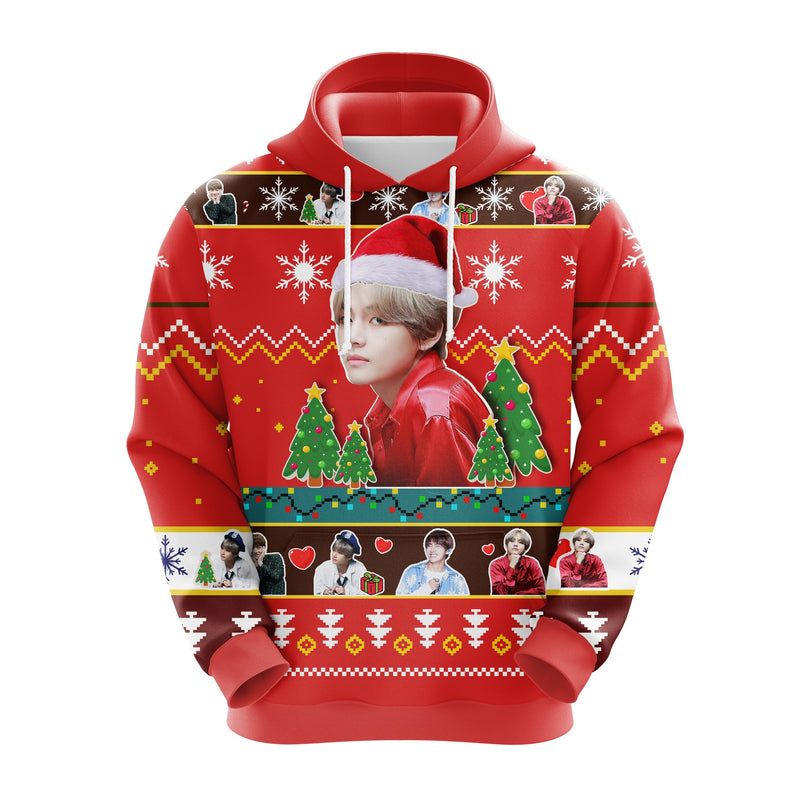 V Bts Christmas Cute Noel Mc Ugly Hoodie Amazing Gift Idea Thanksgiving Gift Nearkii