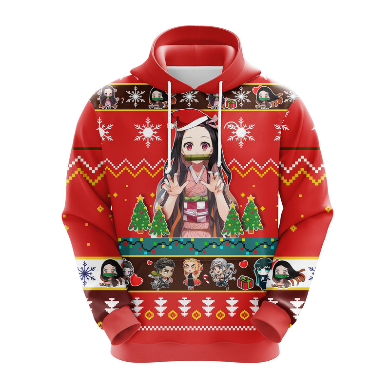 Nezuko Kamado Christmas Cute Noel Mc Ugly Hoodie Amazing Gift Idea Thanksgiving Gift Nearkii