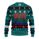 Acdc Ugly Christmas Sweater Blue Green Amazing Gift Idea Thanksgiving Gift Nearkii