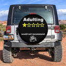 Funny Adulting Rating Jeep Car Spare Tire Cover