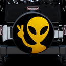 Alien Say Hi Yellow Jeep Car Spare Tire Covers Gift For Campers Nearkii