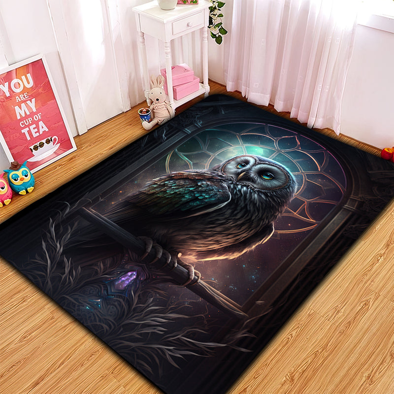 Magic Owl 1 Carpet Rug Home Room Decor Nearkii