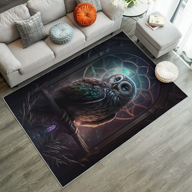 Magic Owl 1 Carpet Rug Home Room Decor Nearkii