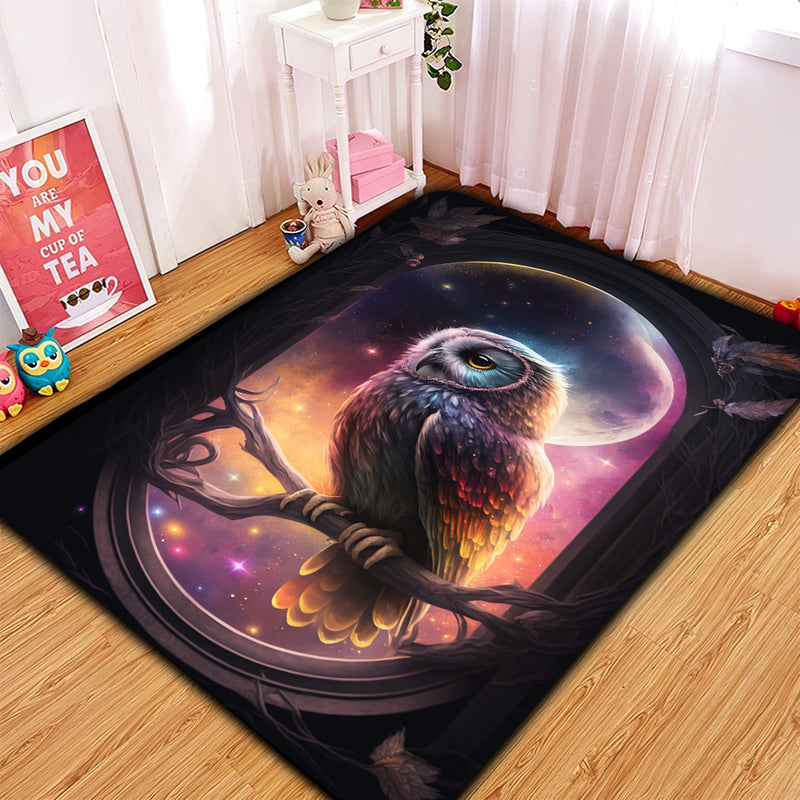 Magic Owl Carpet Rug Home Room Decor Nearkii