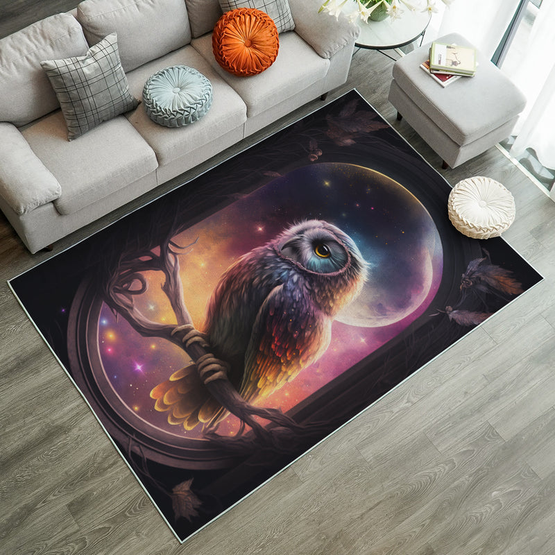 Magic Owl Carpet Rug Home Room Decor Nearkii