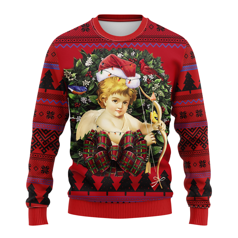 Angel 3 Noel Mc Ugly Christmas Sweater Thanksgiving Gift Nearkii