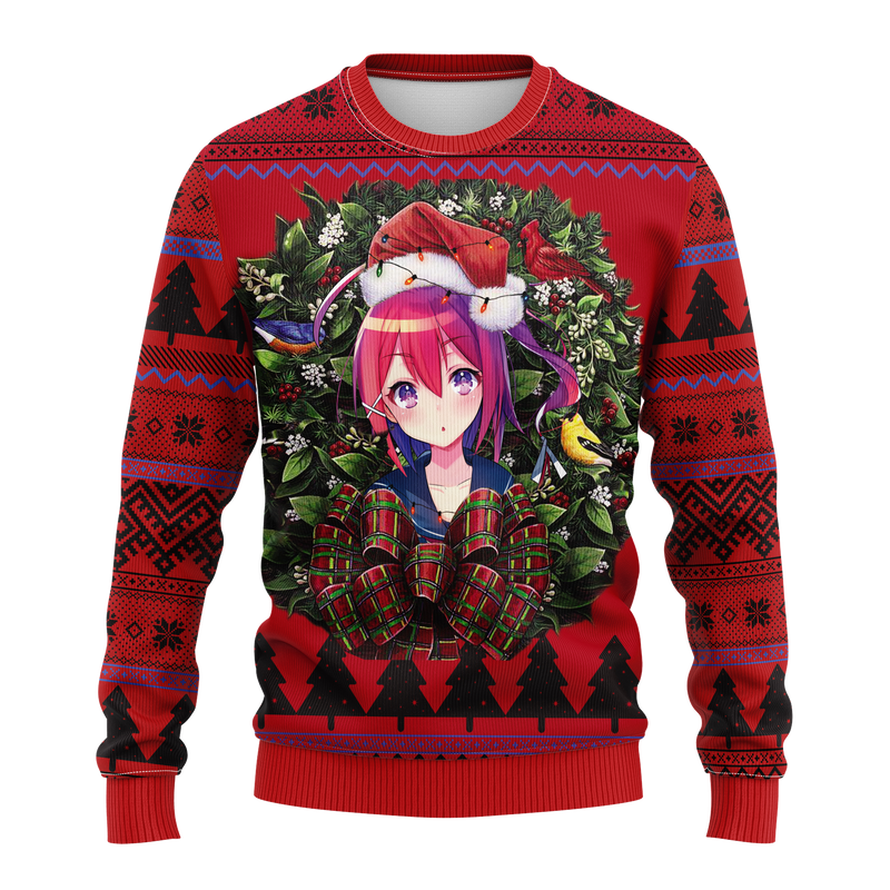 Anime Girl Mc Ugly Christmas Sweater Thanksgiving Gift Nearkii