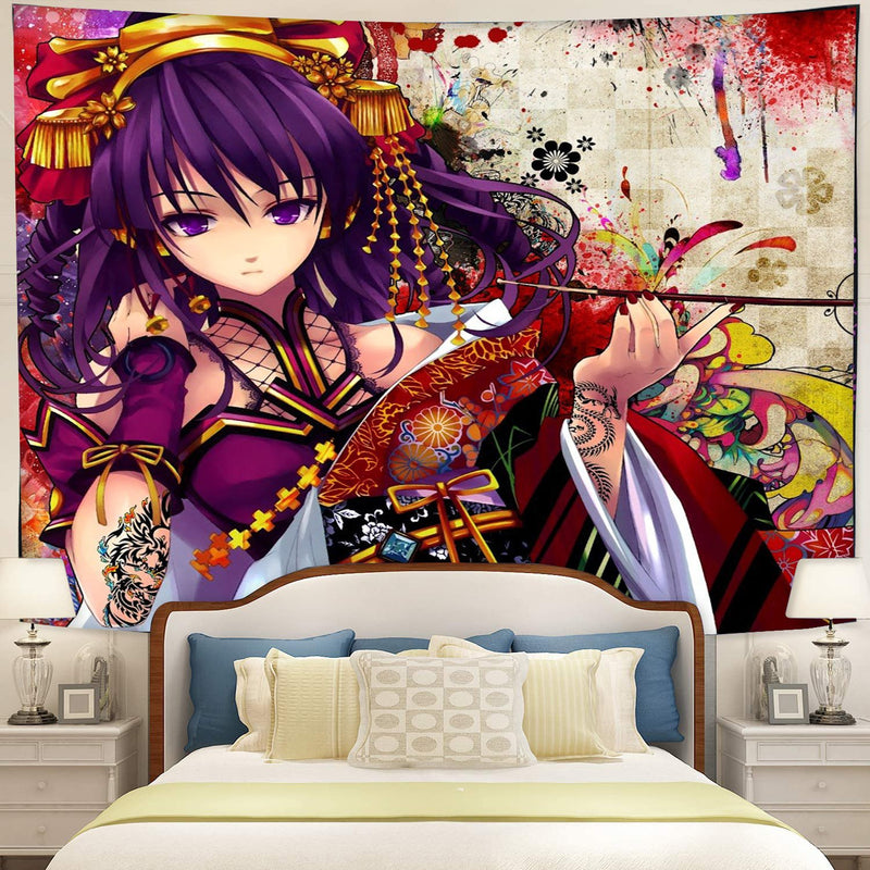 Anime Girl Tapestry Room Decor Nearkii