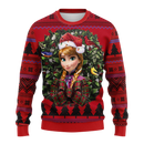 Anna Frozen Princess Noel Mc Ugly Christmas Sweater Thanksgiving Gift Nearkii