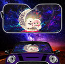 Anya Spy x Family Dog Love You To The Moon Galaxy Car Auto Sunshades Nearkii