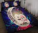 Anya Spy x Family Dog Love You To The Moon Galaxy Quilt Bed Sets Nearkii
