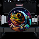 Astronaut Frog Jeep Car Spare Tire Cover