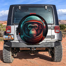 Astronaut Monkey Jeep Car Spare Tire Cover