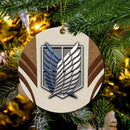 Attack On Titans Cream Mica Ornament Perfect Gift For Holiday Nearkii