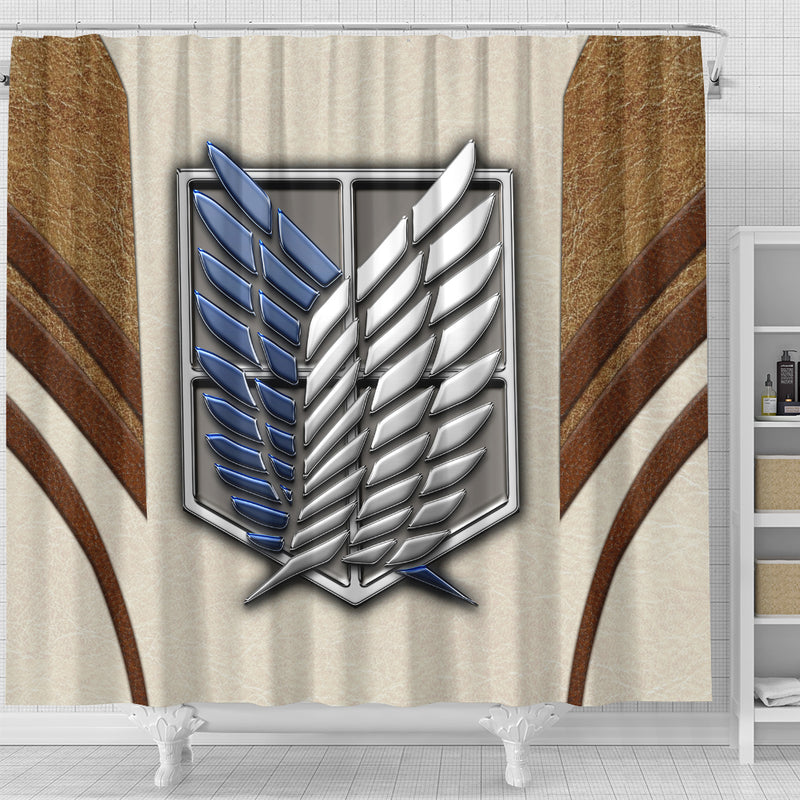 Attack On Titans Anime Shower Curtain Nearkii