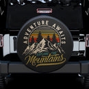 Aventure Awaits Explore The Mountains Car Spare Tire Covers Gift For Campers Nearkii