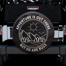 Adventure Is Out There But So Are Bugs Wood Style Car Spare Tire Covers Gift For Campers Nearkii