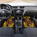 Cute Sunflower Poodle Car Floor Mats Car Accessories For Poodle Owners Nearkii