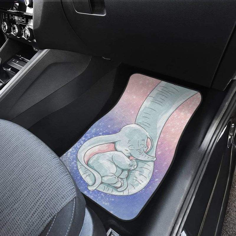 Baby Elephant Front And Back Car Mats (Set Of 4) Nearkii