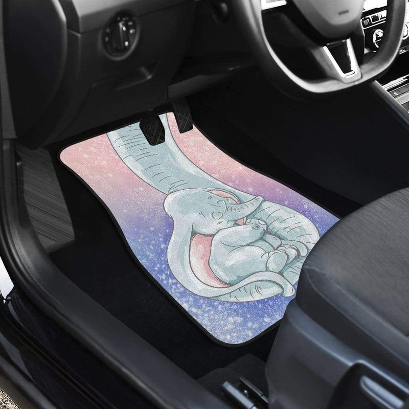 Baby Elephant Front And Back Car Mats (Set Of 4) Nearkii