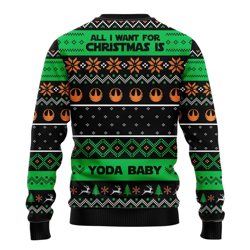 All Want Baby Yoda Noel Ugly Christmas Sweater Amazing Gift Idea Thanksgiving Gift Nearkii