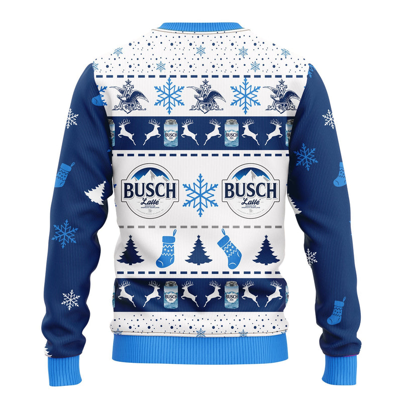 Busch Latte Beer Ugly Christmas Sweater Amazing Gift Idea Thanksgiving Gift Nearkii