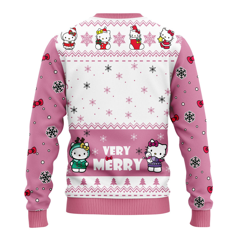 Hello Kitty Cute Ugly Christmas Sweater Amazing Gift Idea Thanksgiving Gift Nearkii