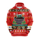 Moon Baby Yoda Red Christmas Cute Noel Mc Ugly Hoodie Amazing Gift Idea Thanksgiving Gift Nearkii