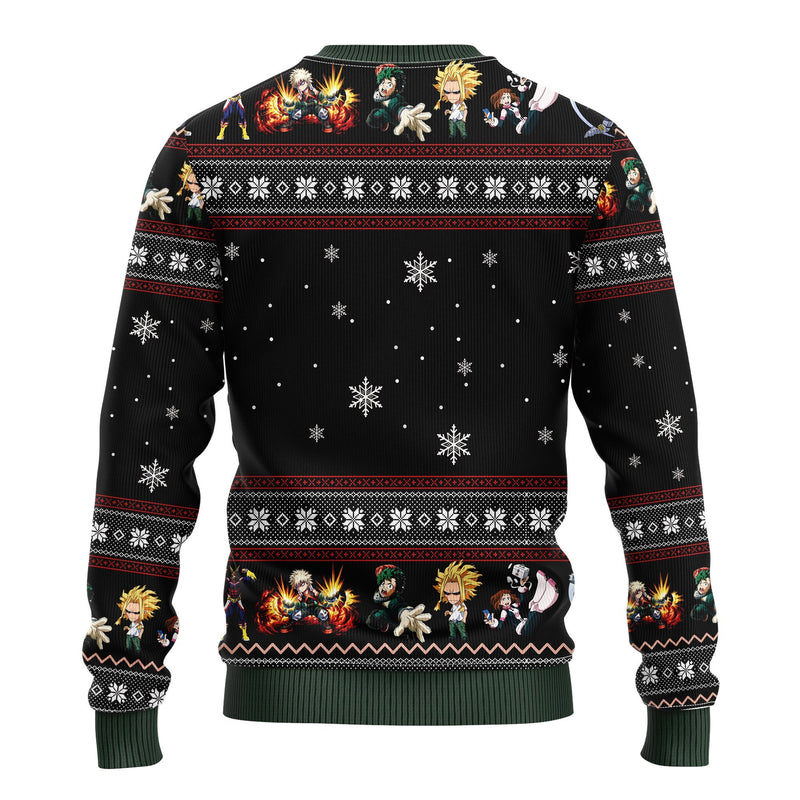 My Hero Academia Anime Ugly Christmas Sweater Amazing Gift Idea Thanksgiving Gift Nearkii