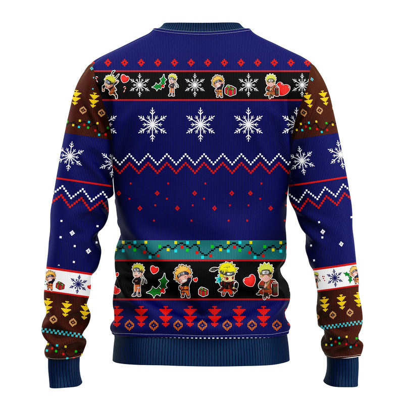 Naruto Kid Ugly Christmas Sweater Brown Blue 1 Amazing Gift Idea Thanksgiving Gift Nearkii