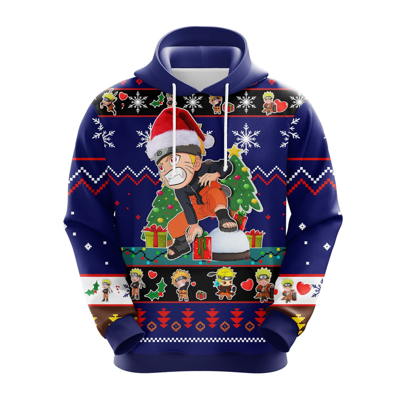 Naruto Christmas Cute Noel Mc Ugly Hoodie 1 Amazing Gift Idea Thanksgiving Gift Nearkii