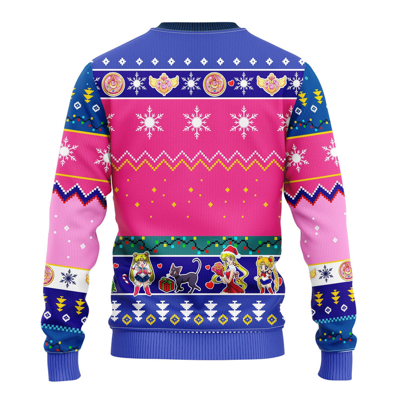 Sailor Moon Ugly Christmas Sweater Amazing Gift Idea Thanksgiving Gift Nearkii