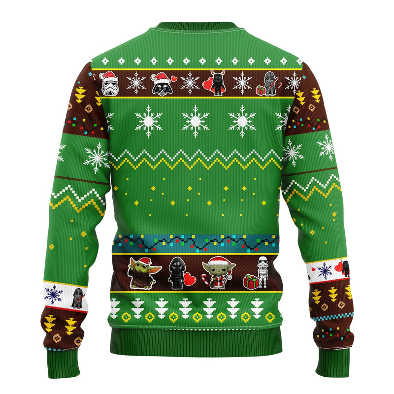 Star Wars Cute Ugly Christmas Sweater Green 1 Amazing Gift Idea Thanksgiving Gift Nearkii