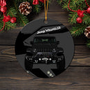 Back Jeep Mica Ornament Perfect Gift For Holiday Nearkii