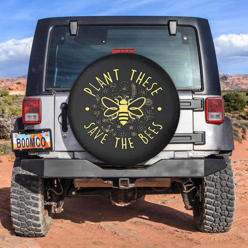 Bee Spare Tire Cover Gift For Campers Nearkii