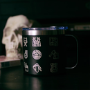 Black Camping Stuff Insulated Travel Camping Mug Nearkii