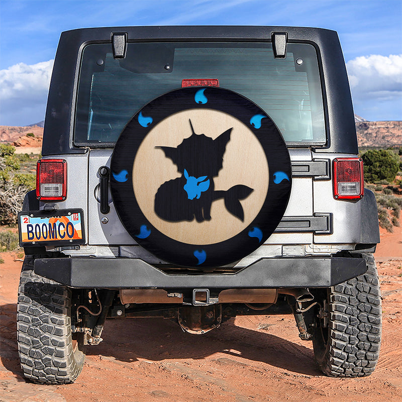 Vaporeon Eevee Pokemon Evolution Jeep Car Spare Tire Covers Gift For Campers Nearkii