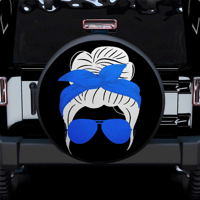 Blue Turban Girl Jeep Car Spare Tire Covers Gift For Campers Nearkii