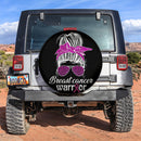 Pink Breast Cancer Warrior Jeep Car Spare Tire Covers Gift For Campers Nearkii