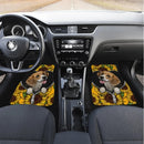 Lovely Sunflower Beagle Car Floor Mats Idea Car Decoration For Beagle Owners Nearkii