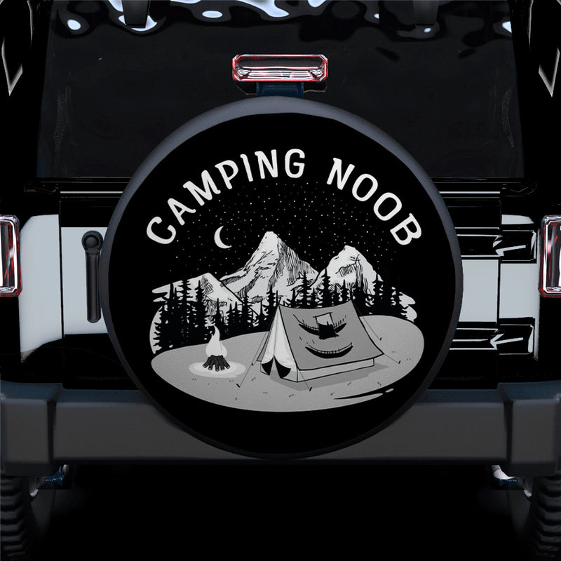 Camping Noob Holiday Car Spare Tire Cover Gift For Campers Nearkii