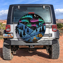 Camping Alaska Milky Way Sky Jeep Car Spare Tire Covers Gift For Campers Nearkii