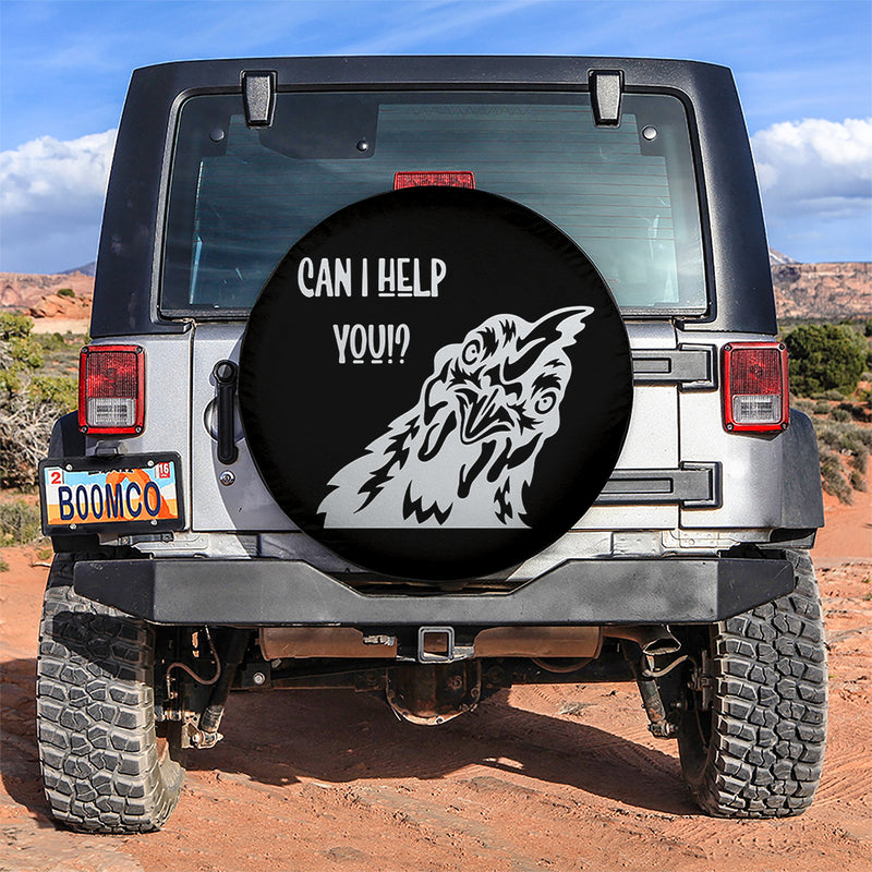 Can I Help You Chicken Jeep Car Spare Tire Covers Gift For Campers